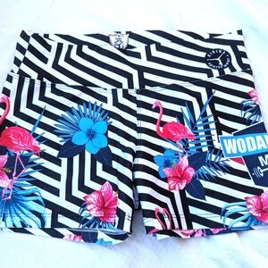 Wodapalooza spandex shorts EUC  Never Worn